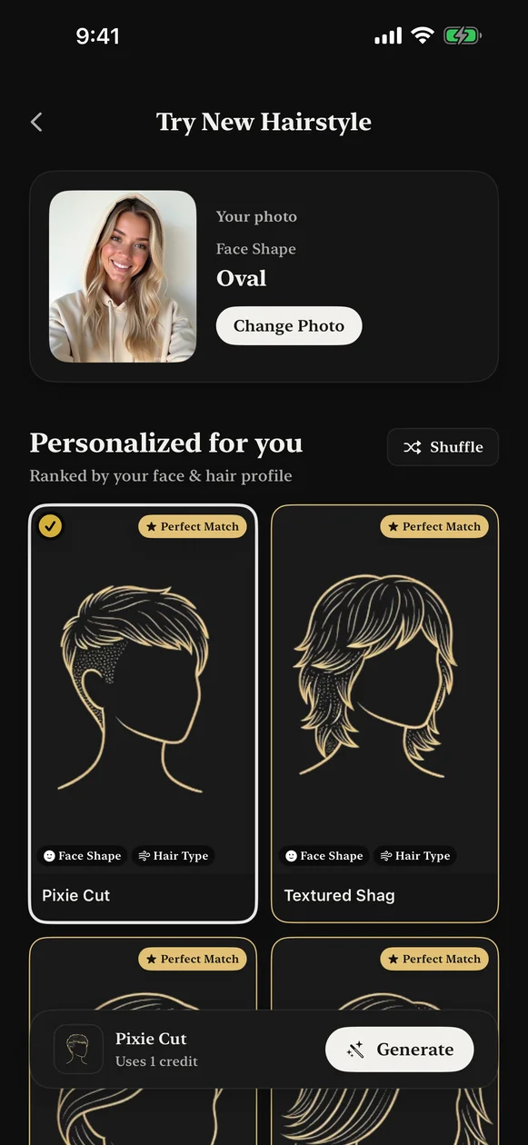 Uploading a selfie in Naee app